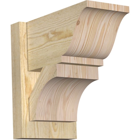 Ekena Millwork Westlake Traditional Rough Sawn Outlooker, Douglas Fir, 8"W x 14"D x 14"H OUT08X14X14WTL01RDF